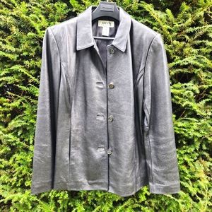 Alfani Leather Jacket Women's M